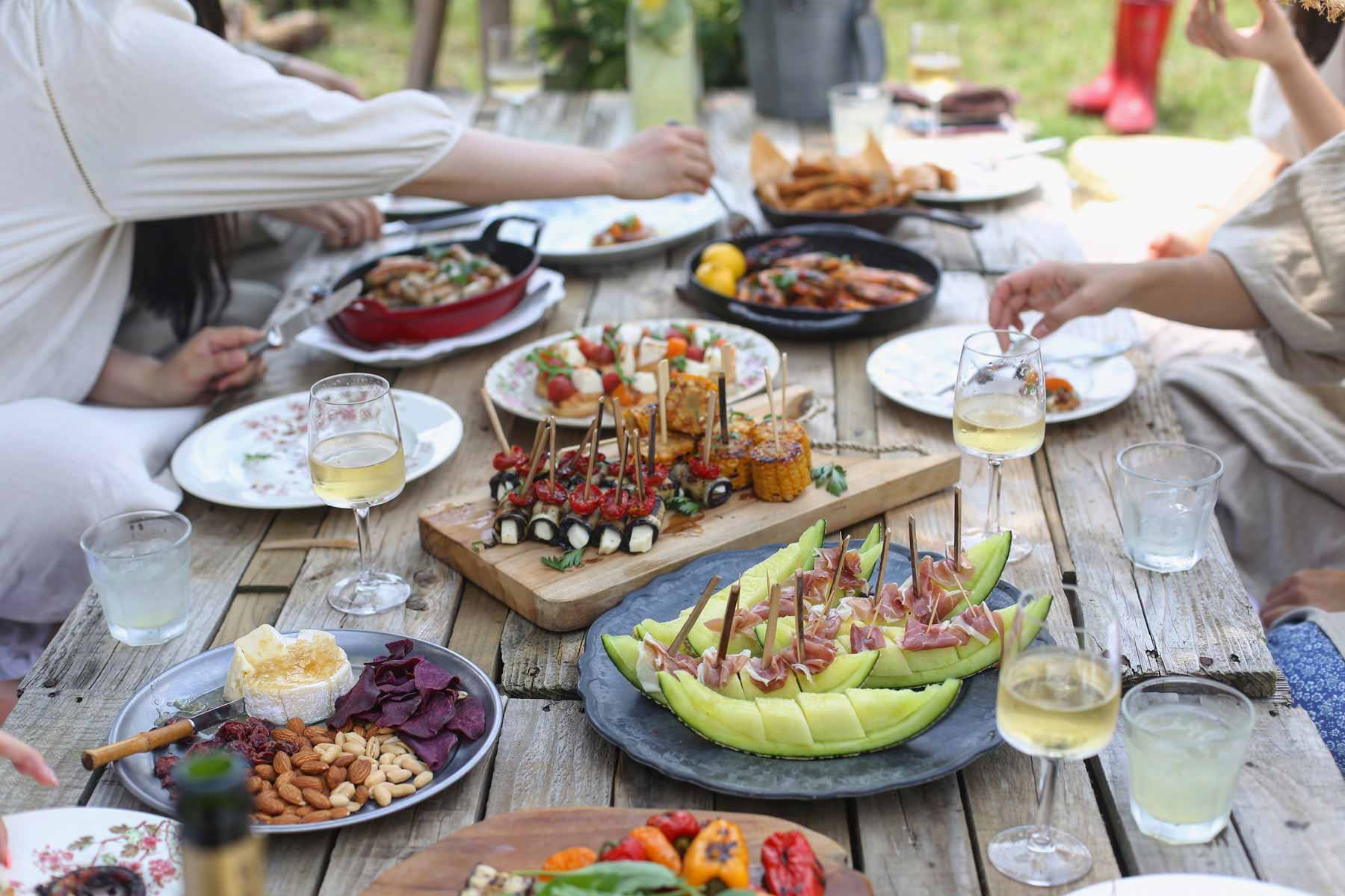 Moment convivial autour du vin